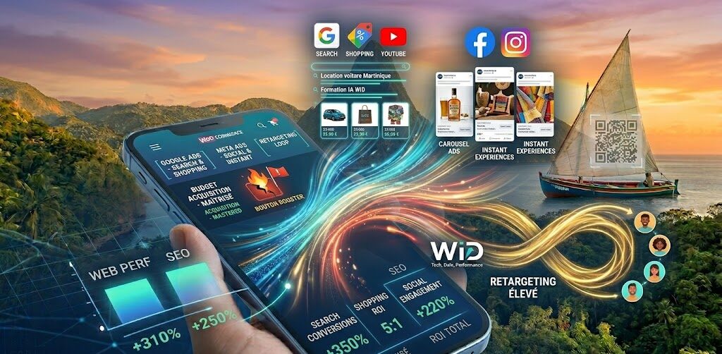 Publicité en ligne en Martinique : Comment arrêter de perdre de l&rsquo;argent et booster vos ventes (Google Ads & Meta)