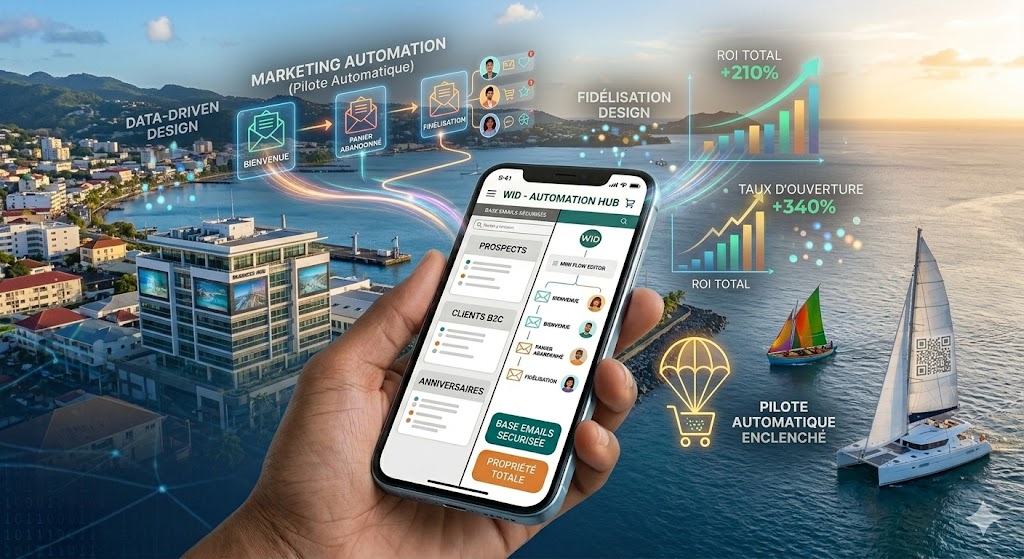 Email Marketing et Automatisation en Martinique : Le secret pour fidéliser et vendre en pilote automatique