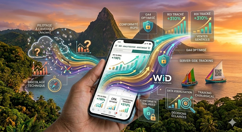 Web Analytics en Martinique : Arrêtez de piloter votre croissance à l&rsquo;aveugle